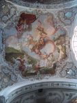 Architects with plans in the Wieskirche frescoes