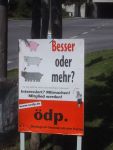 Poster for new ecological political party in Germany (Bavaria)