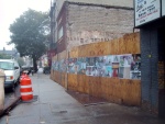 View of installation wall on Tenth Avenue