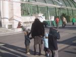 Stylish grandmother at Palmenhaus