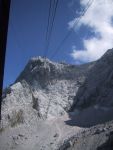 The cable bringing our tram back down